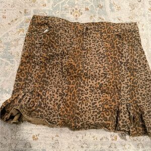 Venezia Animal Print Skirt